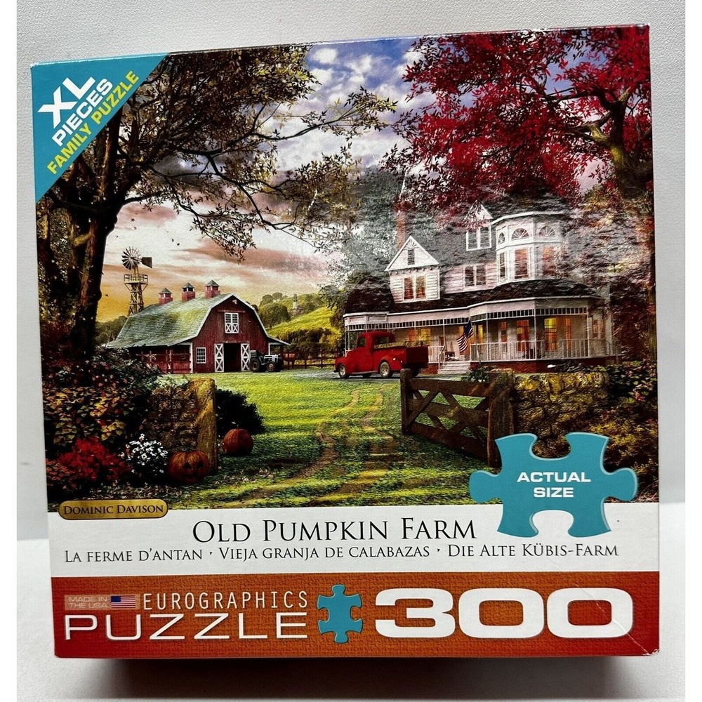 Old Pumpkin Farm‎ 300 XL Piece Dominic Davison Eurographics Adult Puzzle